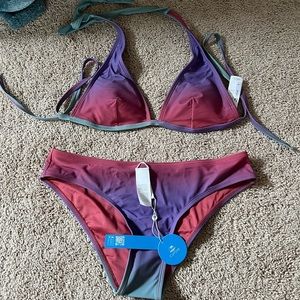 Cupshe ombré bikini size medium